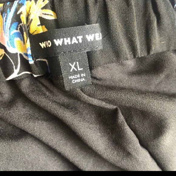 Who What Wear black floral maxi dress - Picture 4 of 5